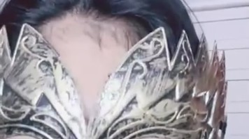 Meycaa Omek Vibrator Pakai Topeng